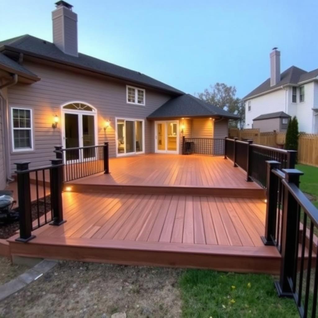 After: Composite Deck Rebuild in Cockeysville, MD