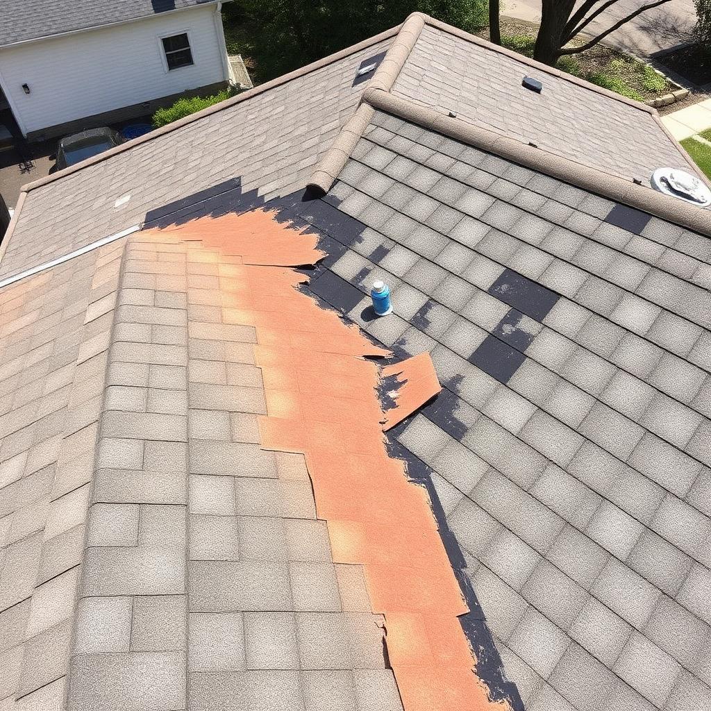 Before: CertainTeed Architectural Shingle Replacement in Towson, MD