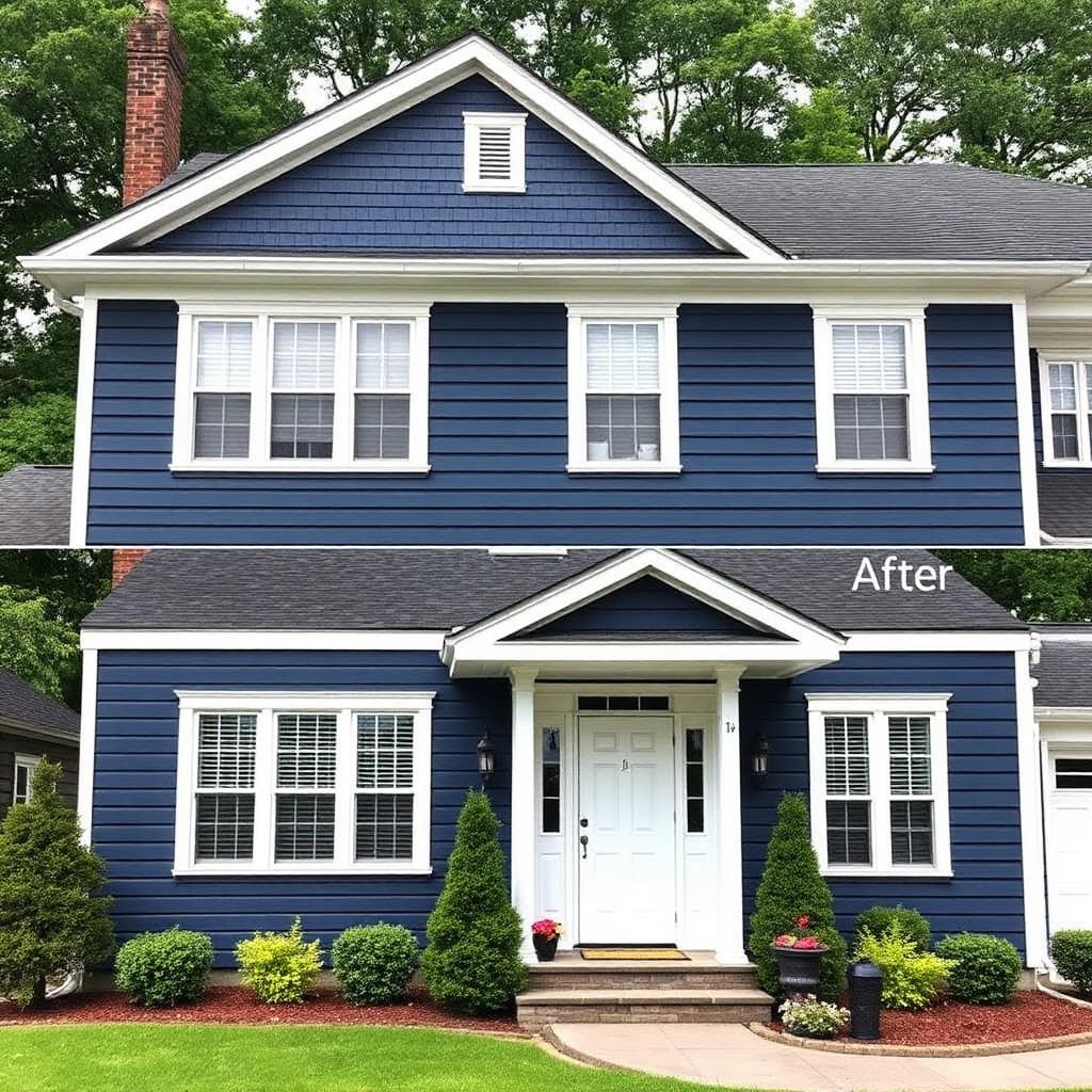 After: James Hardie Fiber Cement Siding in Bel Air, MD